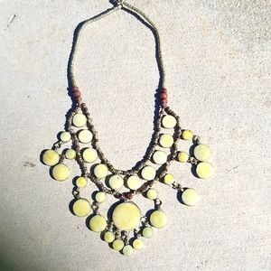Tribal like/ gemstone necklace